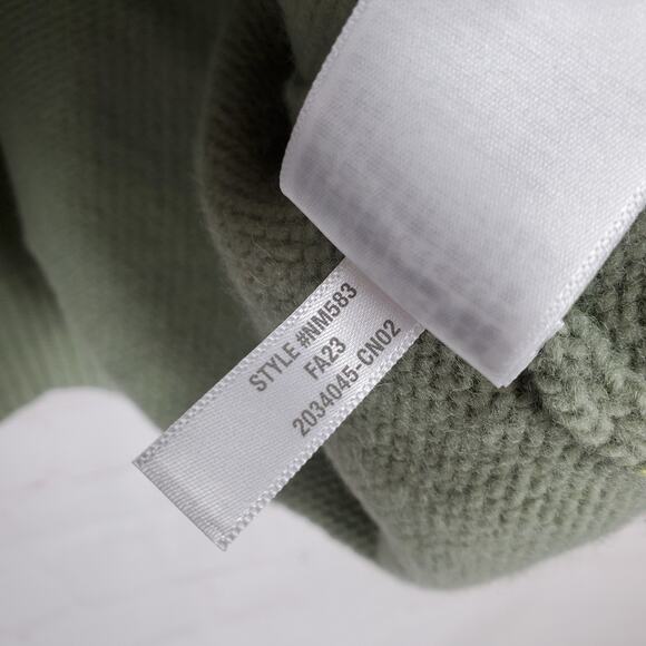 NEW Madewell Wool Blend V-neck Sweater Mens XL Green Pullover Long Sleeve Knit - Picture 9 of 13